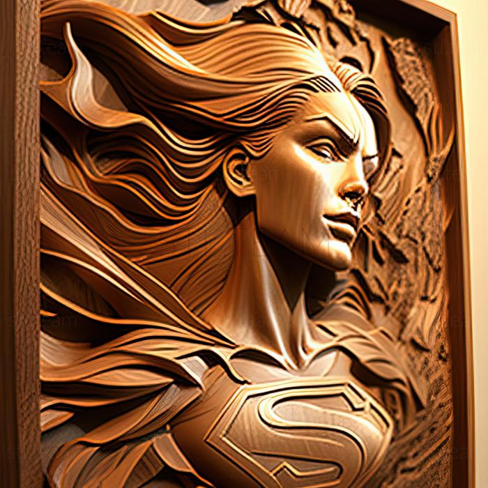 3D model st Supergirl DC Universe (STL)